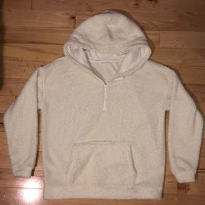 Sherpa Quarter Zip Hoodie